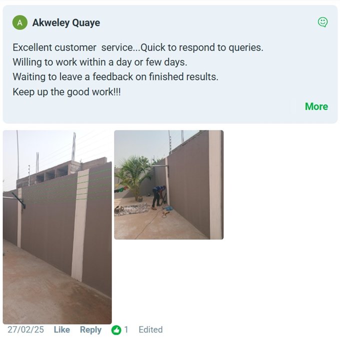 Jiji review screenshot from Akweley Quaye